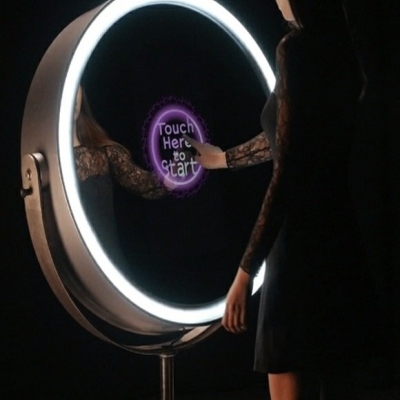 Ronde Spiegel Photobooth Tilburg